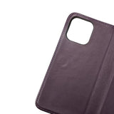Rvelon iPhone 14 Plus -kotelo, aitoa nahkaa, violetti