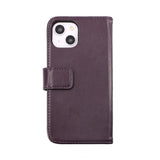 Rvelon iPhone 14 Plus -kotelo, aitoa nahkaa, violetti