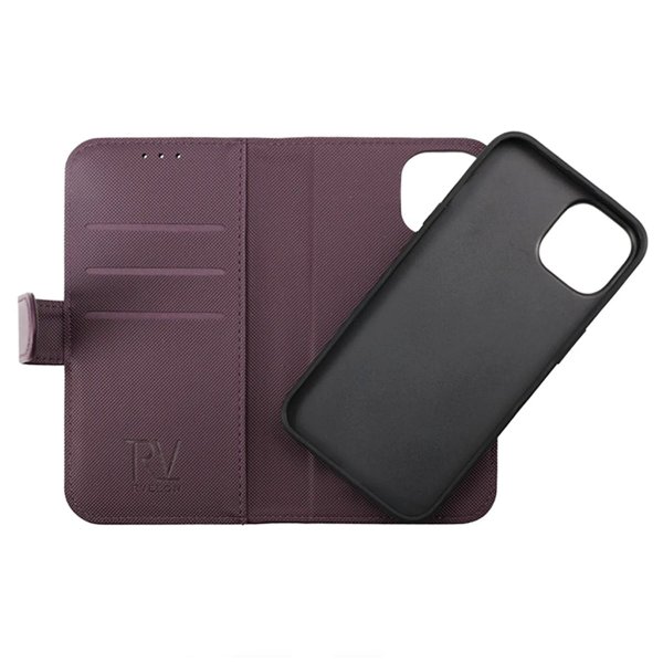 Rvelon iPhone 14 Plus -kotelo Magneettinen irrotettava kuori Lila