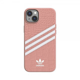 Adidas iPhone 14 Plus -kuori 3 Stripes Snap Case Alligator Pink