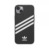 Adidas iPhone 14 Plus -kuori 3 Stripes Snap Case musta-valkoinen