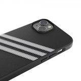 Adidas iPhone 14 Plus -kuori 3 Stripes Snap Case musta-valkoinen
