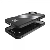 Adidas iPhone 14 Plus -kuori 3 Stripes Snap Case musta-valkoinen