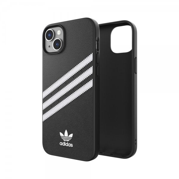 Adidas iPhone 14 Plus -kuori 3 Stripes Snap Case musta-valkoinen