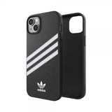Adidas iPhone 14 Plus -kuori 3 Stripes Snap Case musta-valkoinen
