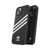 Adidas iPhone 14 Plus -kuori 3 Stripes Snap Case musta-valkoinen