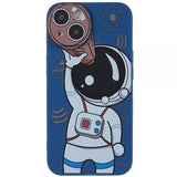 iPhone 14 Plus Kuori Astronautti Sininen Ruskea
