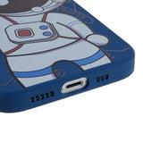 iPhone 14 Plus Kuori Astronautti Sininen Ruskea