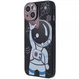 iPhone 14 Plus Kuori Astronautti Musta Ruskea