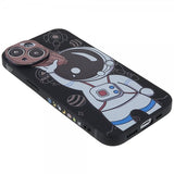 iPhone 14 Plus Kuori Astronautti Musta Ruskea