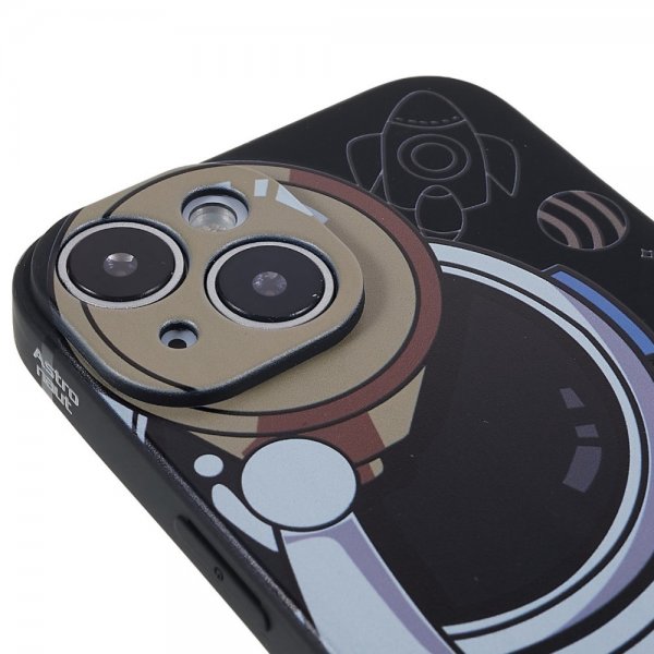 iPhone 14 Plus Kuoret Astronautti Musta Harmaa