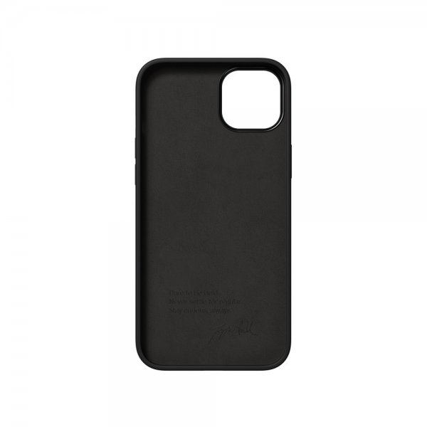 Nudient iPhone 14 Plus -suojakuori Bold Charcoal Black