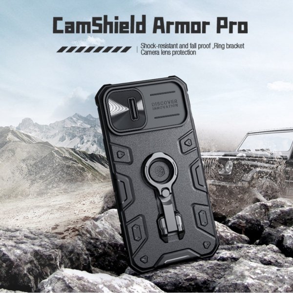 Nillkin iPhone 14 Plus CamShield Armor Suojakuori Musta