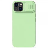 Nillkin iPhone 14 Plus -suojakuori CamShield Silky MagSafe, vihreä