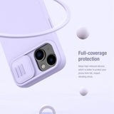 Nillkin iPhone 14 Plus CamShield Silky MagSafe Kuori Violetti