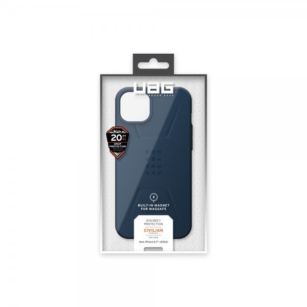 Urban Armor Gear (UAG) iPhone 14 Plus -suojakuori Civilian MagSafe Mallard