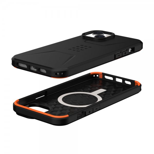 Urban Armor Gear (UAG) iPhone 14 Plus Suojakuori Civilian MagSafe Musta
