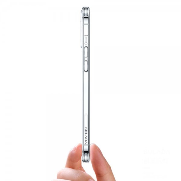 Sulada iPhone 14 Plus -suojakuori Crystal Series, läpinäkyvä
