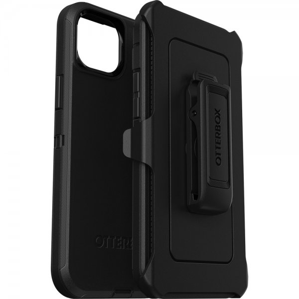 Otterbox iPhone 14 Plus -kuori, Defender, musta