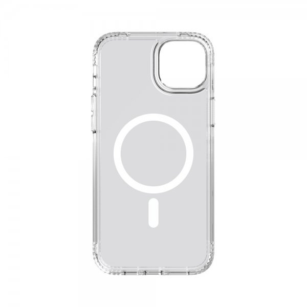 Tech21 iPhone 14 Plus -suojakuori Evo Clear MagSafe, läpinäkyvä