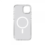 Tech21 iPhone 14 Plus -suojakuori Evo Clear MagSafe, läpinäkyvä