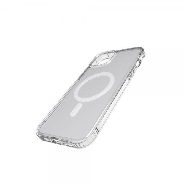 Tech21 iPhone 14 Plus -suojakuori Evo Clear MagSafe, läpinäkyvä