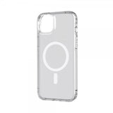 Tech21 iPhone 14 Plus -suojakuori Evo Clear MagSafe, läpinäkyvä
