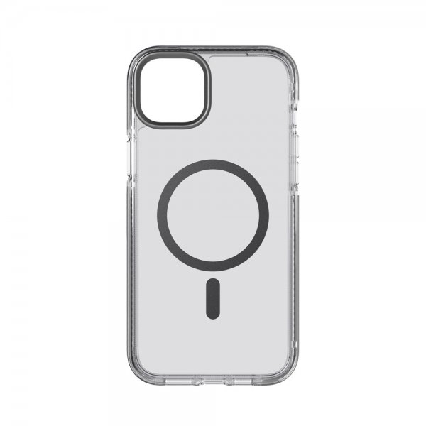 Tech21 iPhone 14 Plus -suojakuori Evo Crystal MagSafe Graphite Black