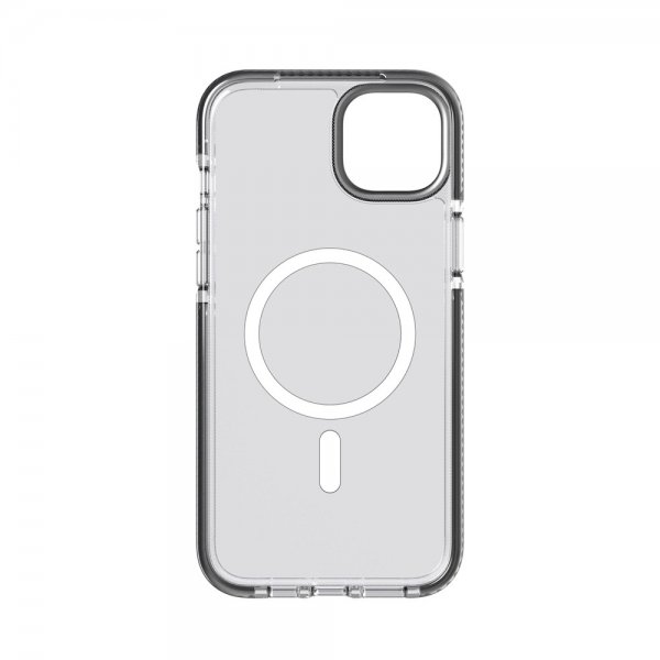 Tech21 iPhone 14 Plus -suojakuori Evo Crystal MagSafe Graphite Black