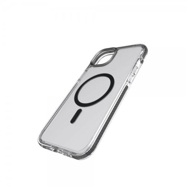 Tech21 iPhone 14 Plus -suojakuori Evo Crystal MagSafe Graphite Black