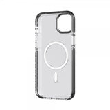 Tech21 iPhone 14 Plus -suojakuori Evo Crystal MagSafe Graphite Black
