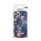 Onsala iPhone 14 Plus Suojakuori Fashion Edition Dark Flower