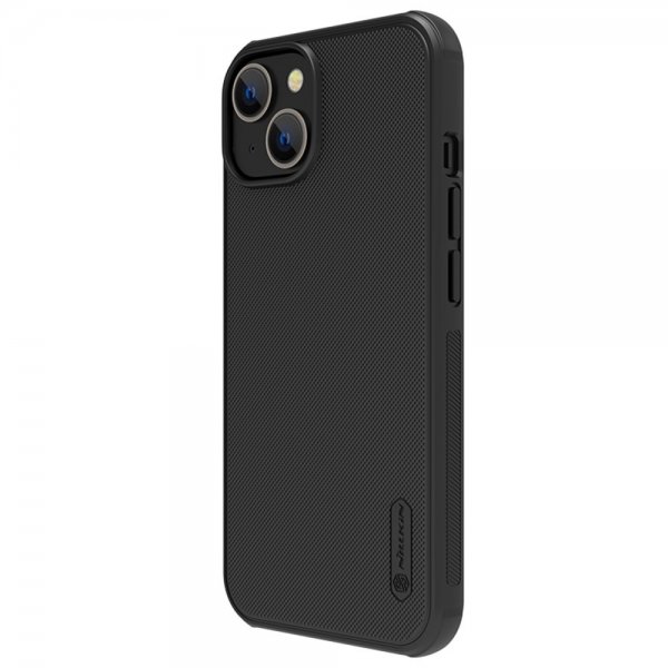 Nillkin iPhone 14 Plus -suojakuori Frosted Shield Pro MagSafe, musta