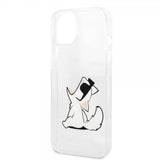 Karl Lagerfeld iPhone 14 Plus -suojakuori Fun Choupette Transparent