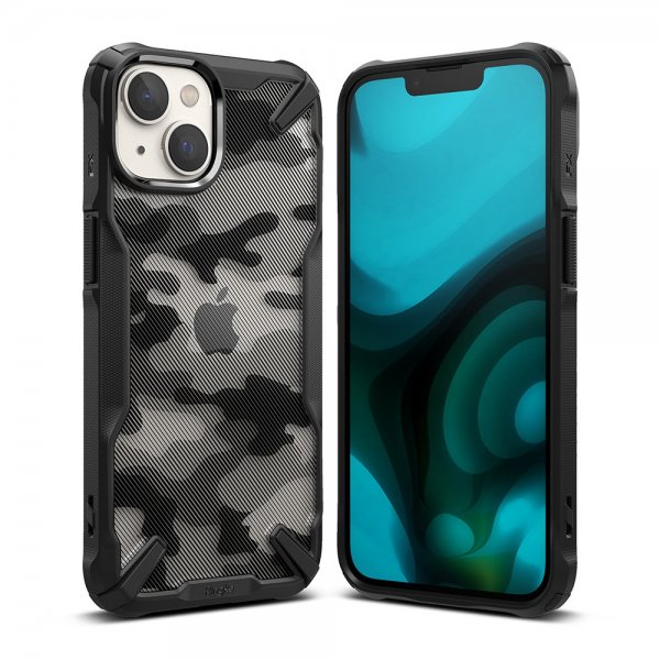 Ringke iPhone 14 Plus -kuori Fusion X Camo Black