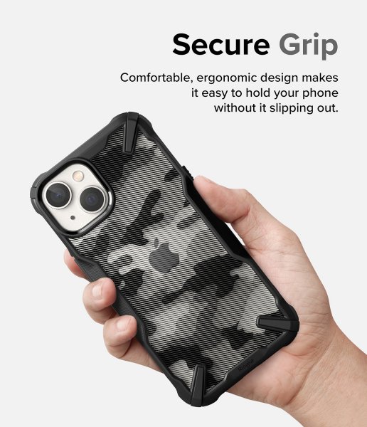 Ringke iPhone 14 Plus -kuori Fusion X Camo Black