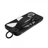 Adidas iPhone 14 Plus kuori Handstrap Case musta valkoinen