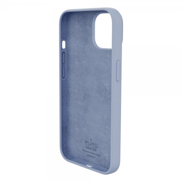 Puro iPhone 14 Plus Icon -suojakuori, sininen