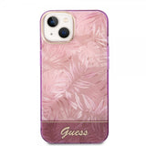 Guess iPhone 14 Plus Suojakuori Jungle Pink