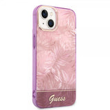 Guess iPhone 14 Plus Suojakuori Jungle Pink