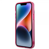 Karl Lagerfeld iPhone 14 Plus -suojakuori Karl & Choupette Gradient Pink