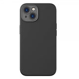 Baseus iPhone 14 Plus -kuori, Liquid Silica Gel MagSafe, musta