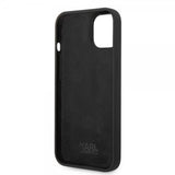 Karl Lagerfeld iPhone 14 Plus Liquid Silicone Karl Musta