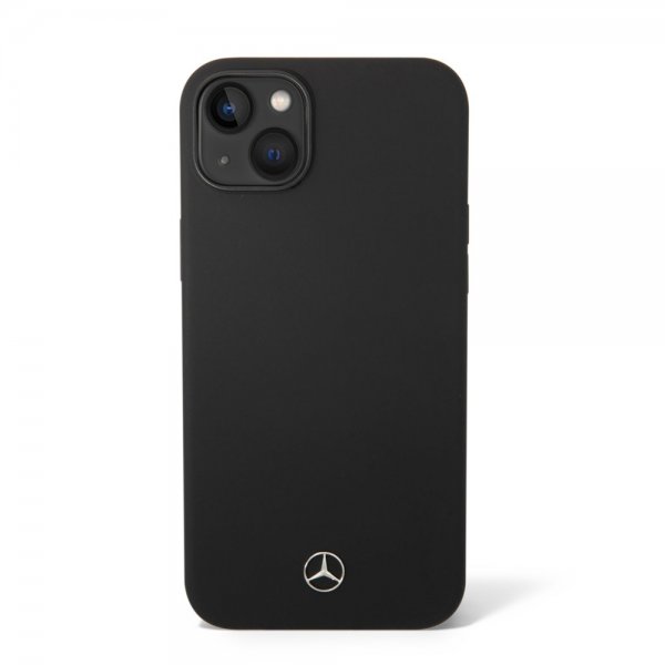 Mercedes Benz iPhone 14 Plus Kuoret Liquid Silicone Musta
