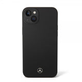 Mercedes Benz iPhone 14 Plus Kuoret Liquid Silicone Musta