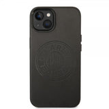 Karl Lagerfeld iPhone 14 Plus -suojakuori logolla, rei'itetty, musta