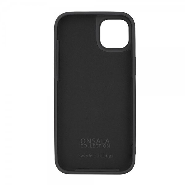 Onsala iPhone 14 Plus MagSeries silikonikuori, musta
