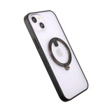 Rvelon iPhone 14 Plus -kuori, kierrettävä MagSafe-teline, musta