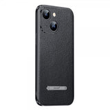 Sulada iPhone 14 Plus -kuori jalustalla, musta
