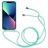 iPhone 14 Plus -kuori olkahihnalla, vihreä